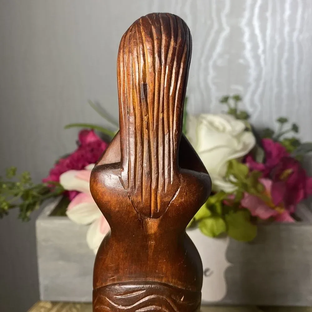 Vintage hand carved
